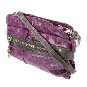See By Chloe Purple Leather Crossbody with Dark Gray Trim